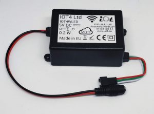 IOT4SH02DS Wifi temperature sensor with DIN Rail case